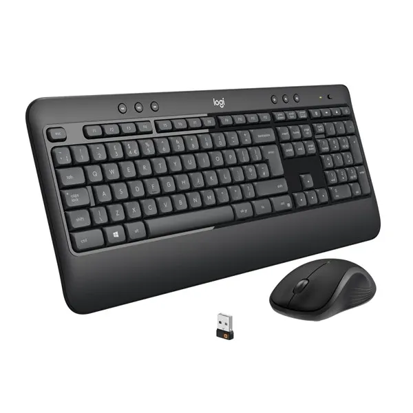 Logitech MK540 Advanded Wireless Combo - ND - Tastatur & Mus set - Nordisk - Svart