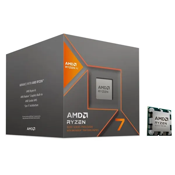 AMD Ryzen 7 8700G Wraith Stealth CPU - 8 kärnor - 4.2 GHz - AMD AM5 - AMD Boxed (med kylare)