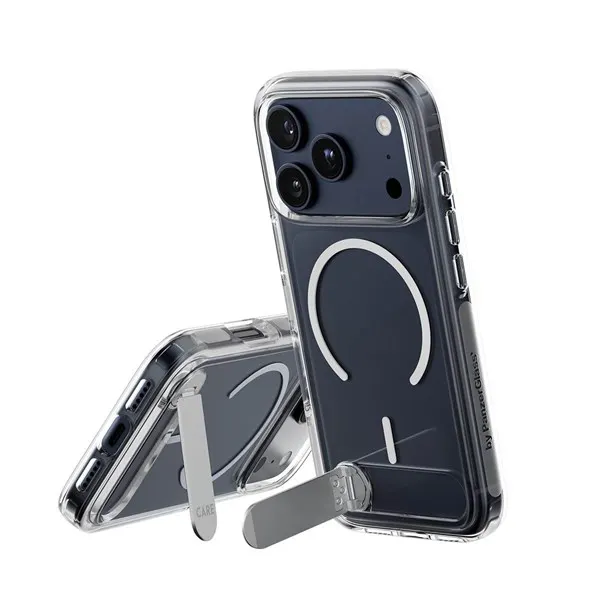 CARE by PanzerGlass Feature Case Transparent w. Kickstand & MagSafe iPhone 17 Pro