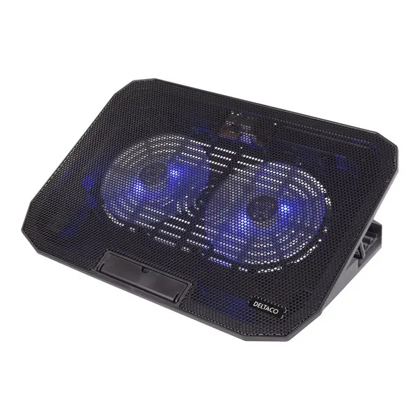 Deltaco Laptop Cooler for 15.6" lapotop 2 x 120mm fan