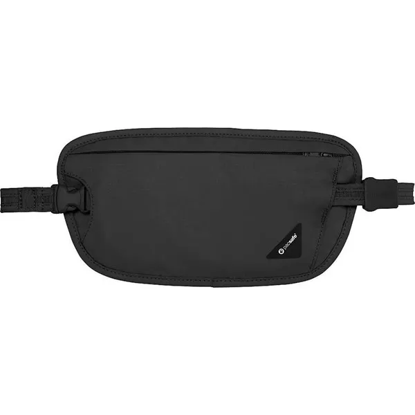 Pacsafe Coversafe X100 Anti-Theft RFID Blocking Waist Wallet Black