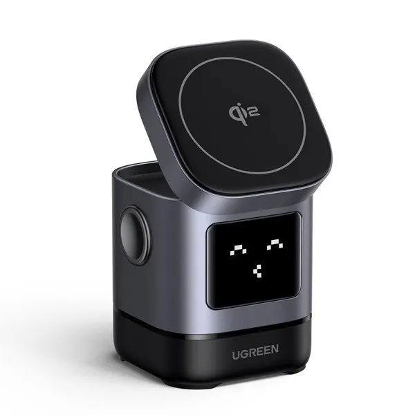 UGREEN Uno 2 In 1 Wireless Charger-Qi2 15w Wireless Charging