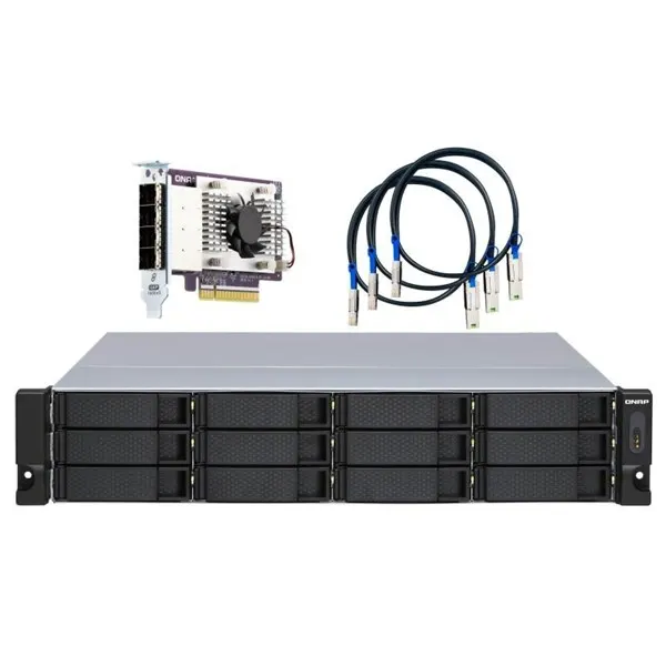 QNAP TL-R1200S-RP 12-Bay High-performance rackmount SATA 6GB/s JBOD Storage Enclosure