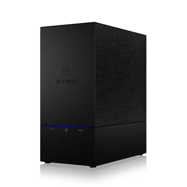 ICY BOX IB-RD3621U3 RAID enclosure for 2x HDD with USB 3.0 Type-A interface and fan