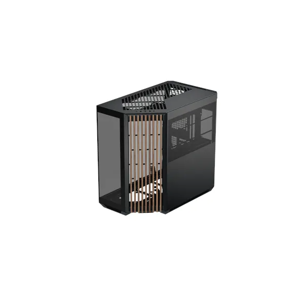 APNX V1 Wood Black - Chassi - Miditower - Svart