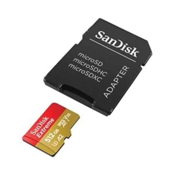 SANDISK Extreme MicroSD/SD - 190MB/s - 512GB