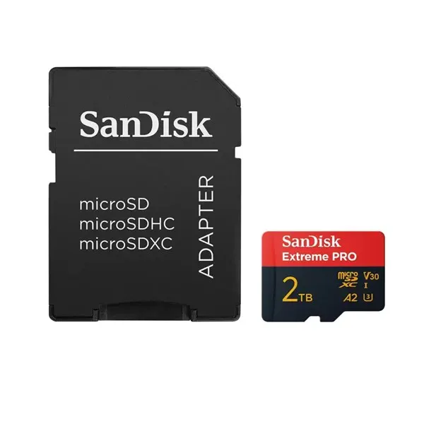 SANDISK Extreme Pro microSD/SD - 200MB/s - 2TB