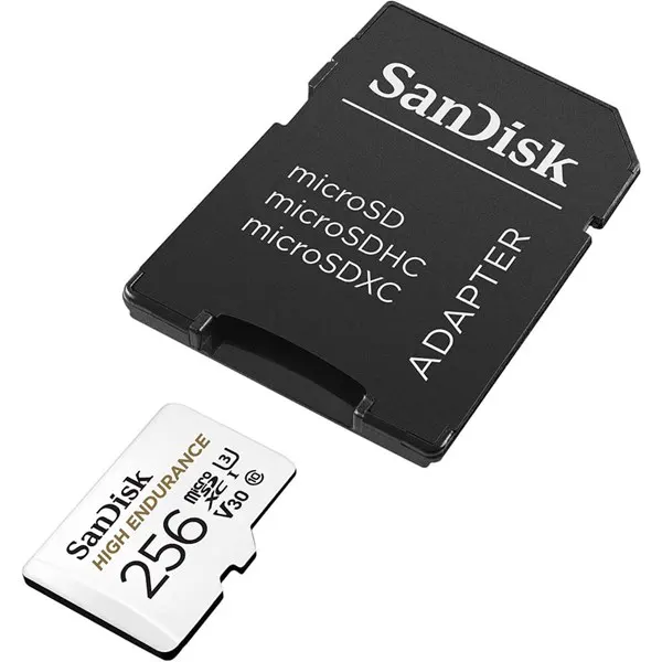 SANDISK High Endurance microSD/SD - 100MB/s - 256GB