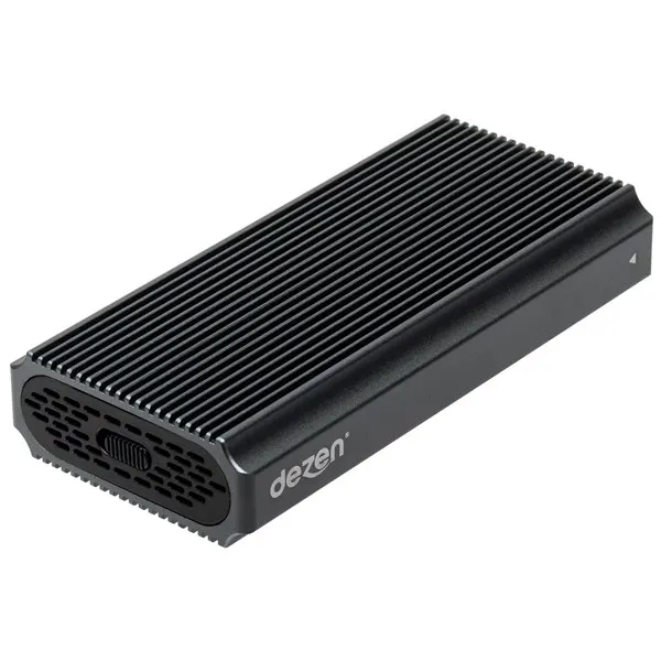 dezen M.2 Premium NVMe Enclosure USB4 - Svart