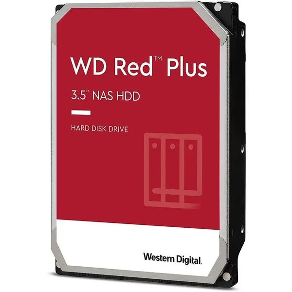 WD Red Plus - 4TB - Hårddisk - WD40EFZZ - SATA-600 - 3,5"