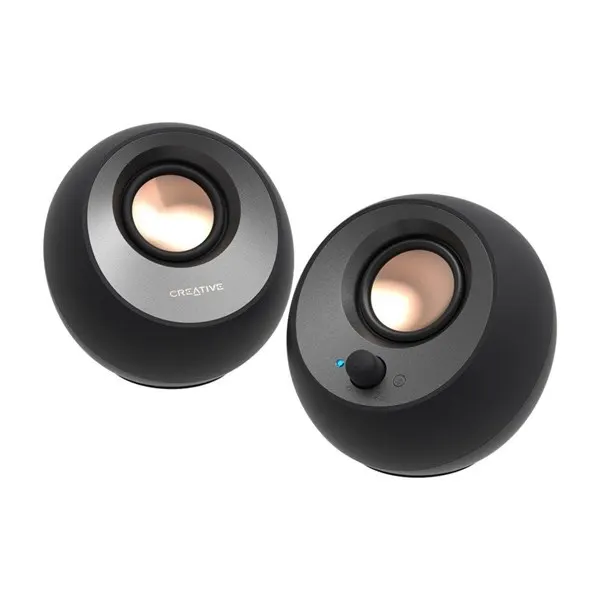 Creative Pebble V3 - Black - Bluetooth - 2.0-kanals - Black