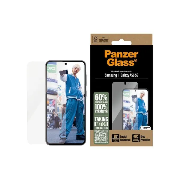 PanzerGlass Screen Protector Samsung Galaxy A56 5G | Ultra-Wide Fit