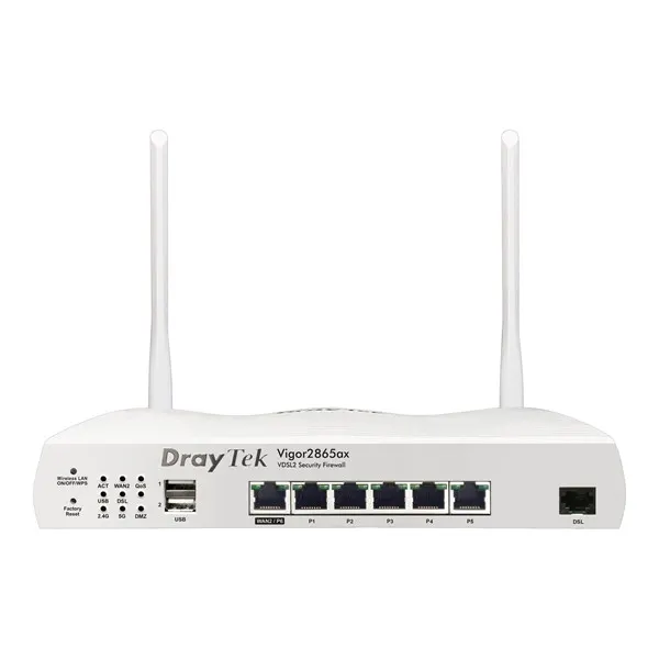 DrayTek Vigor 2865ax Homeplug / PowerLine