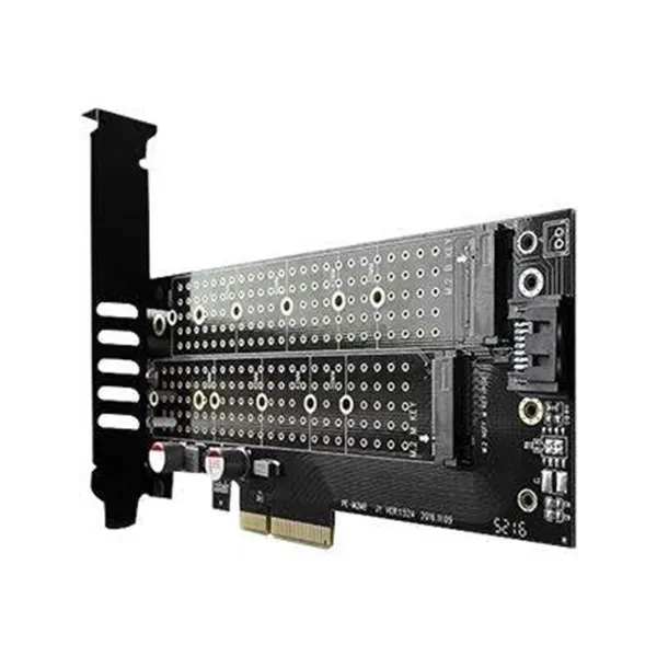 AXAGON PCEM2-D - Storage Controller - M.2 NVMe Card / SATA 6 Gbit/s - PCIe 3.0 x4