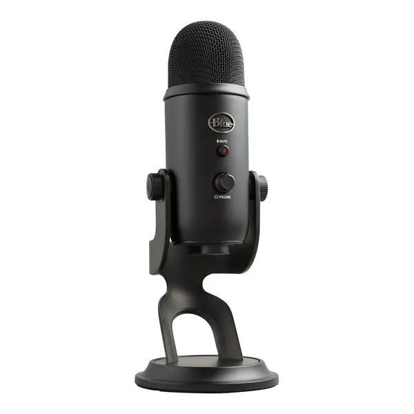 Blue Mic Yeti USB - Blackout - Microphone for Windows PC and Mac