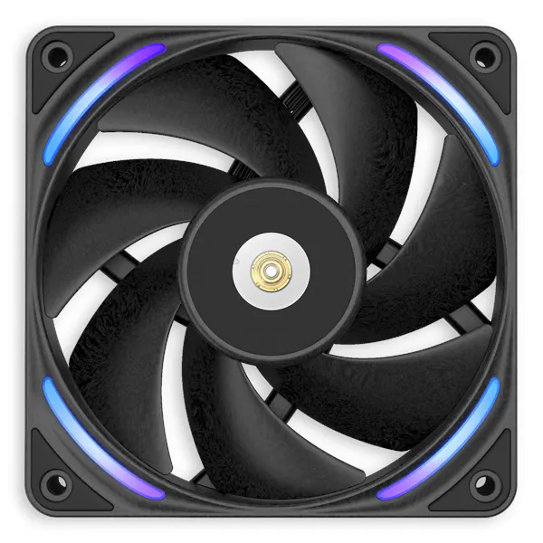 NZXT F120X Performance Fan - Chassi fläkt - 120mm - Svart med RGB LED - 41 dBA