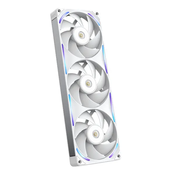 NZXT F360X - Chassi fläkt - 360mm - Vit med RGB-ljus - 41 dBA