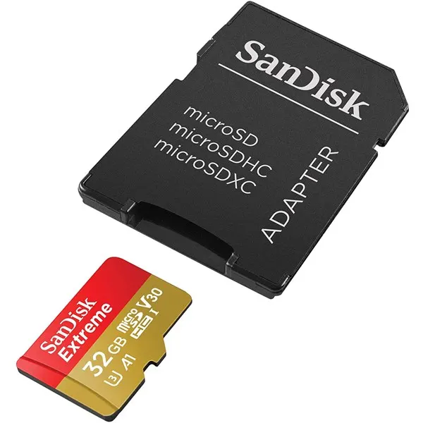 SANDISK Extreme MicroSD/SD - 100MB/s - 32GB
