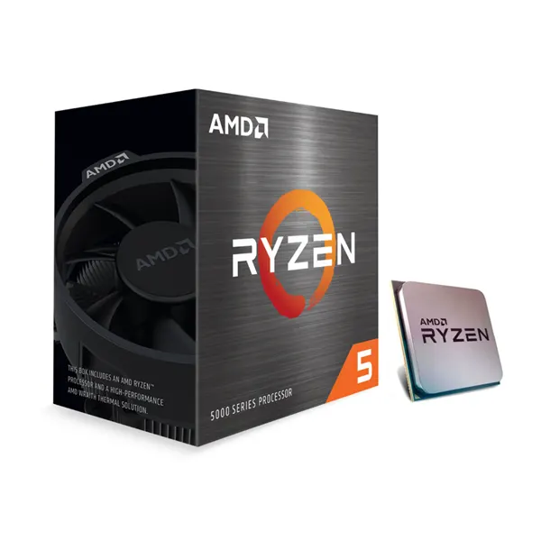 AMD Ryzen 5 5600X Wraith Stealth CPU - 6 kärnor - 3.7 GHz - AMD AM4 - AMD Boxed (med kylare)