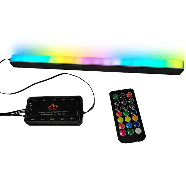 DUTZO Premium Adressable RGB Strip 30cm with controller & remote