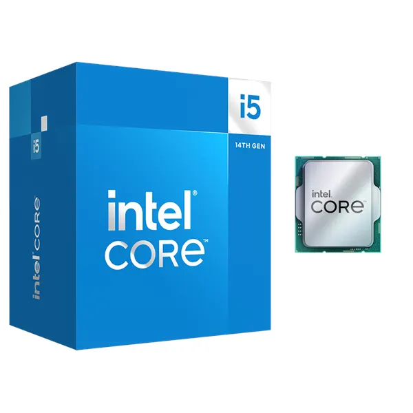 Intel Core i5-14400 Raptor Lake-S CPU - 10 kärnor - 2.5 GHz - Intel LGA1700 - Intel Boxed (med kylare)