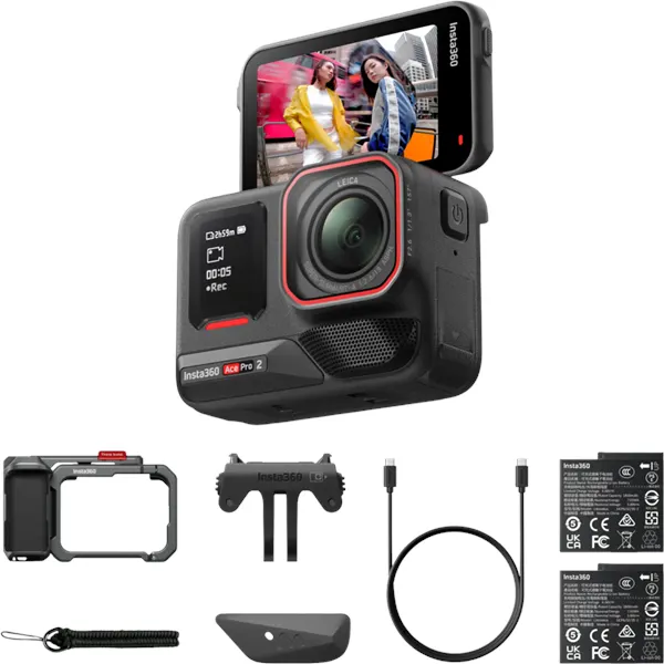 Insta360 Ace Pro 2 Dual Battery Xplorer Bundle - Dark Gray