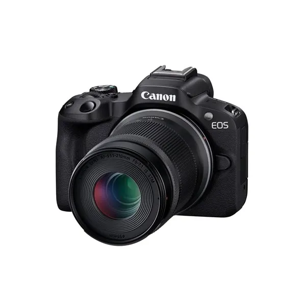 Canon EOS R50 + RF-S 18-45mm F4.5-6.3 IS STM + RF-S 55-210mm F5-7.1 IS STM - Black