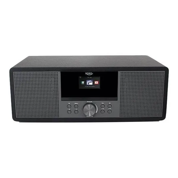 Xoro HMT 600 V2 - Nätverksljudspelare / CD-spelare / radiomottagare / DAB-radiomottagare - Grå