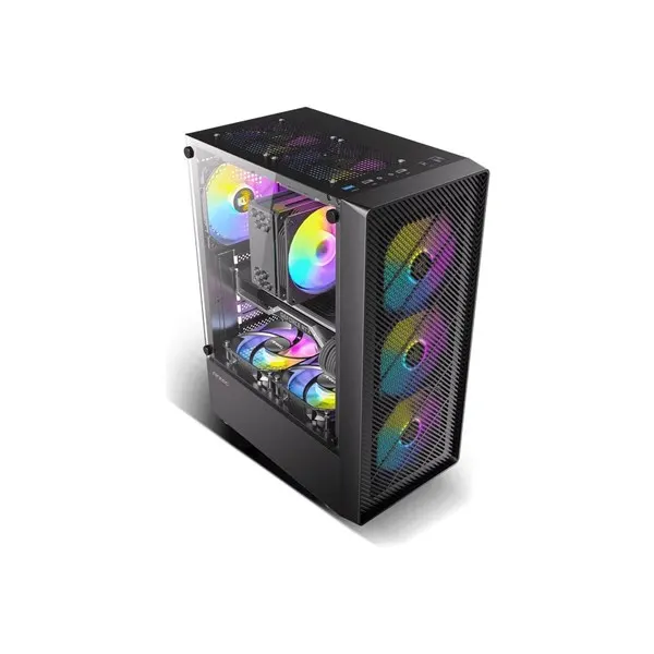 Antec AX26 RGB ELITE - mid tower - ATX - Chassi - Tower - Svart