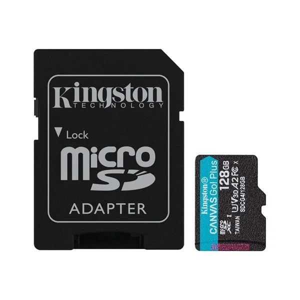 Kingston Canvas Go! Plus microSD/SD - 200MB/s - 128GB