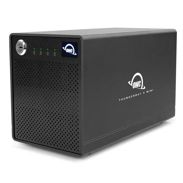 OWC ThunderBay 4 mini 4-Drive 2.5 Enclosure Thunderbolt 3 For Mac (w/softraid)
