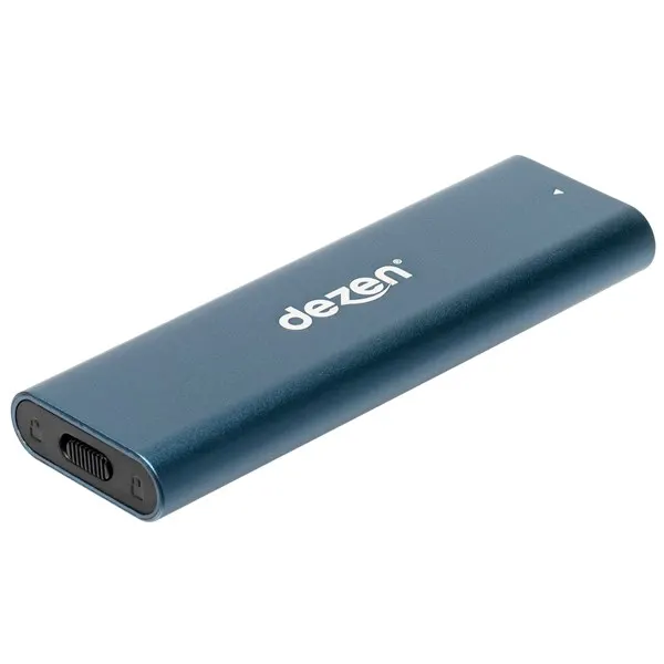 dezen M.2 Premium NVMe Enclosure USB 3.2 Gen 2 - Blå