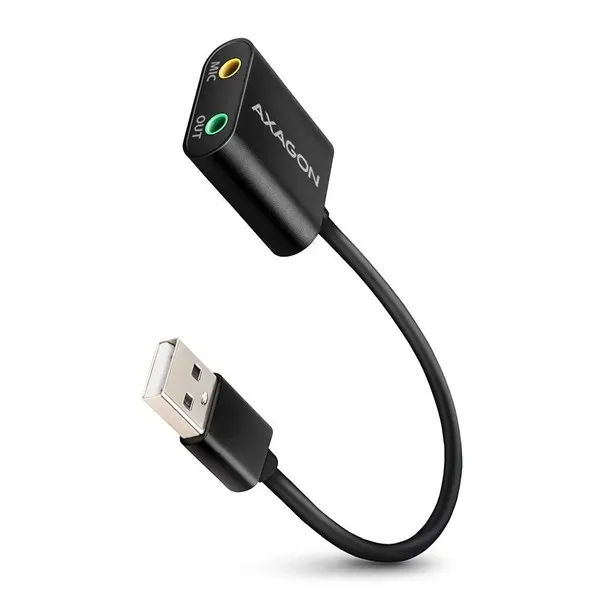 AXAGON USB External Sound Card - 15 cm Cable