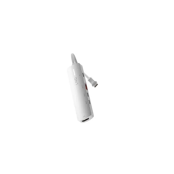 LINQ 5in1 PRO 140W USB-C Multiport Hub | Space Grey-White