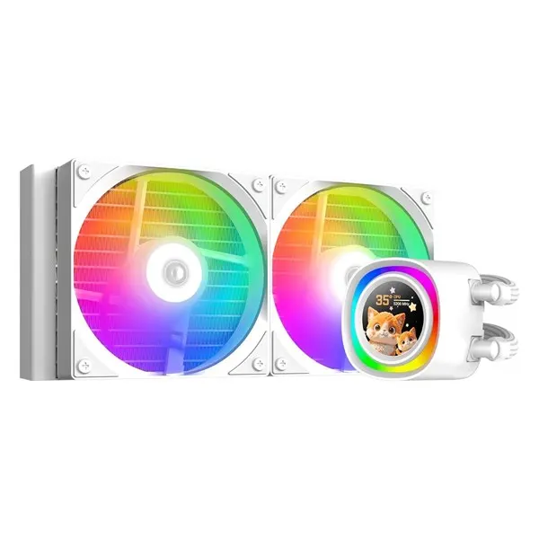 ID-Cooling FX240 LCD WHITE - CPU Vattenkylare - Max 25 dBA