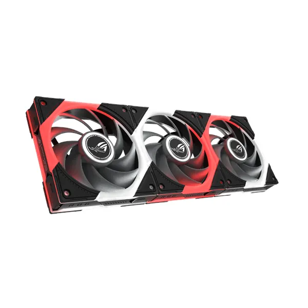 ASUS ROG EURUX GR120 ARGB Black Reverse (3-pack) - Chassi fläkt - 120mm - Svart med RGB LED - 32 dBA