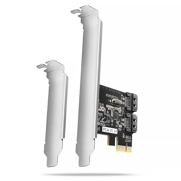 AXAGON 2 × intern SATA 6G-port PCIe-kontroller