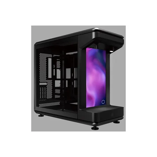 Cooler Master MasterFrame 360 STAGE LCD - Chassi - Tower - Svart