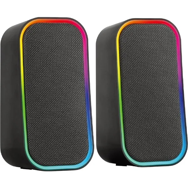 Speed-Link TOKEN RGB Gaming Stereo Speakers - Black - 2.0-kanals - Black