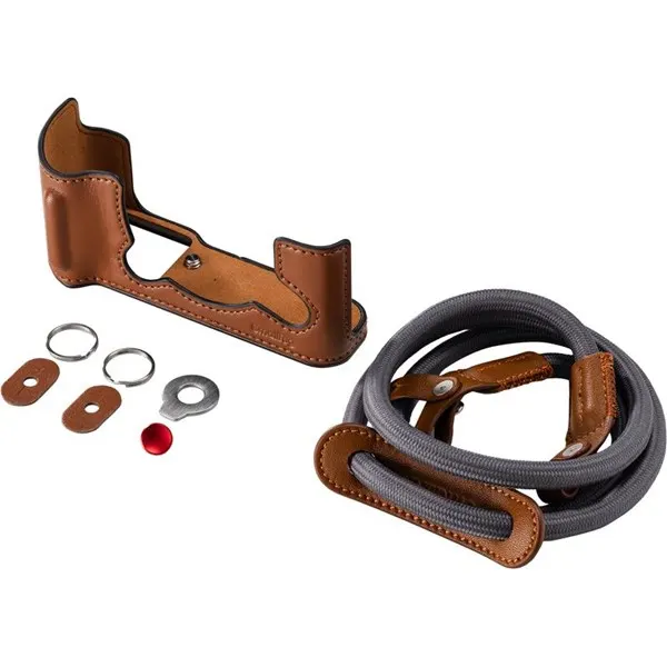 SmallRig 5670 Leather Half Case Kit for FUJIFILM X-T30 / X-T30 II / X-T30 III Brown