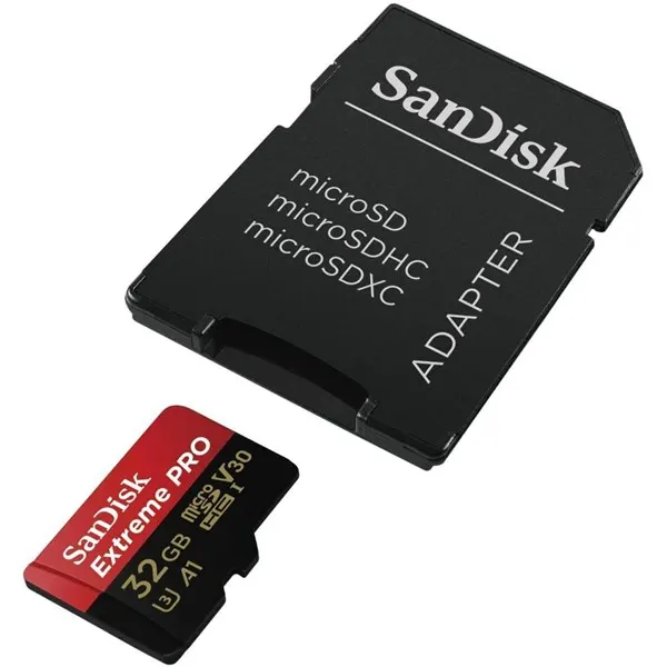 SANDISK Extreme Pro microSD/SD - 100MB/s - 32GB