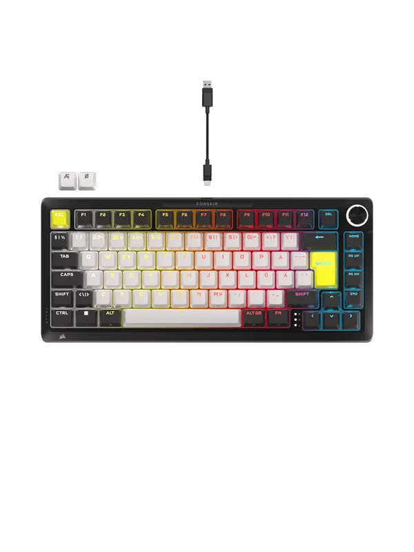 Corsair MAKR PRO 75 Hall Effect DIY - Gaming Tangentbord - Nordisk - Svart