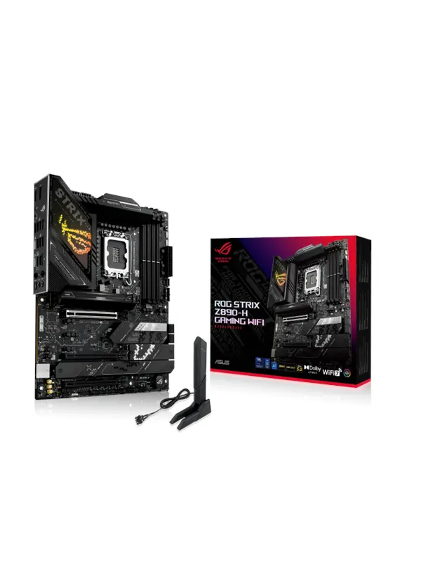 ASUS ROG STRIX Z890-H GAMING WIFI Moderkort - Intel Z890 - Intel LGA1851 - DDR5 RAM - ATX