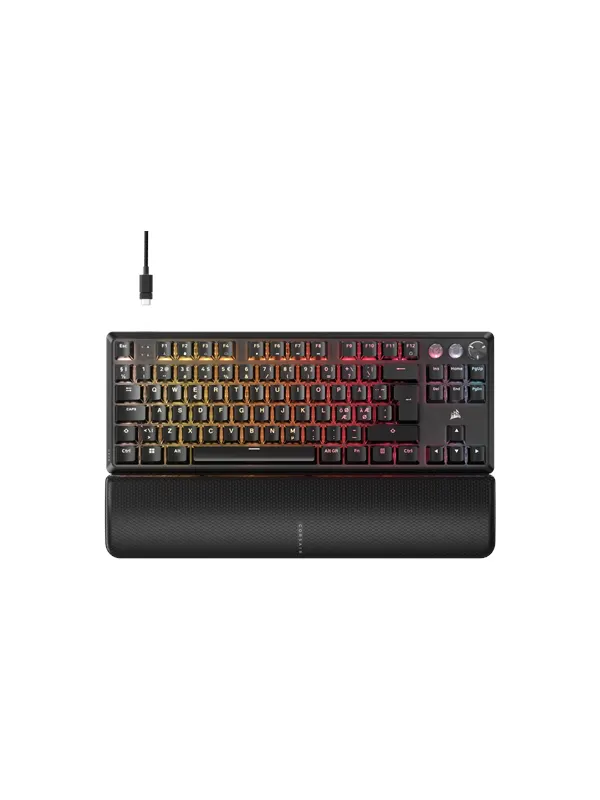 Corsair K70 PRO TKL - MGX Hall Effect - Gaming Tangentbord - Nordisk - Svart