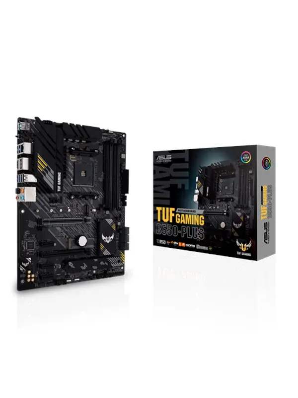 ASUS TUF GAMING B550-PLUS Moderkort - AMD B550 - AMD AM4 - DDR4 RAM - ATX