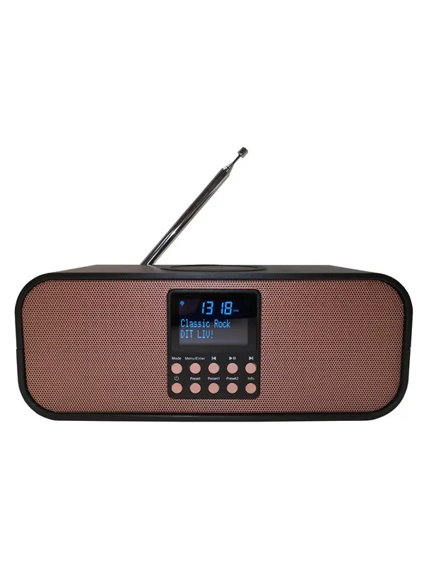 Scansonic PA8001 DAB+ radio with wireless charger - DAB+/FM - Svart