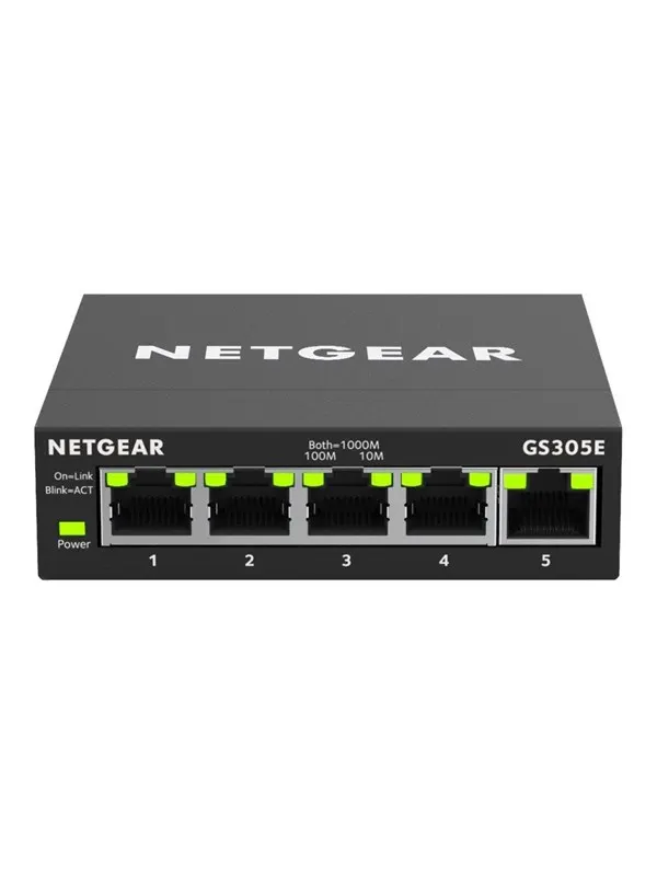 Netgear GS305E 5-Port Gigabit Ethernet SOHO Plus Switch