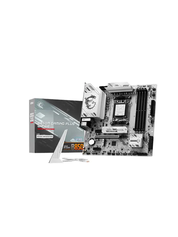 MSI B850M GAMING PLUS WIFI6E Moderkort - AMD B850 - AMD AM5 - DDR5 RAM - Micro-ATX