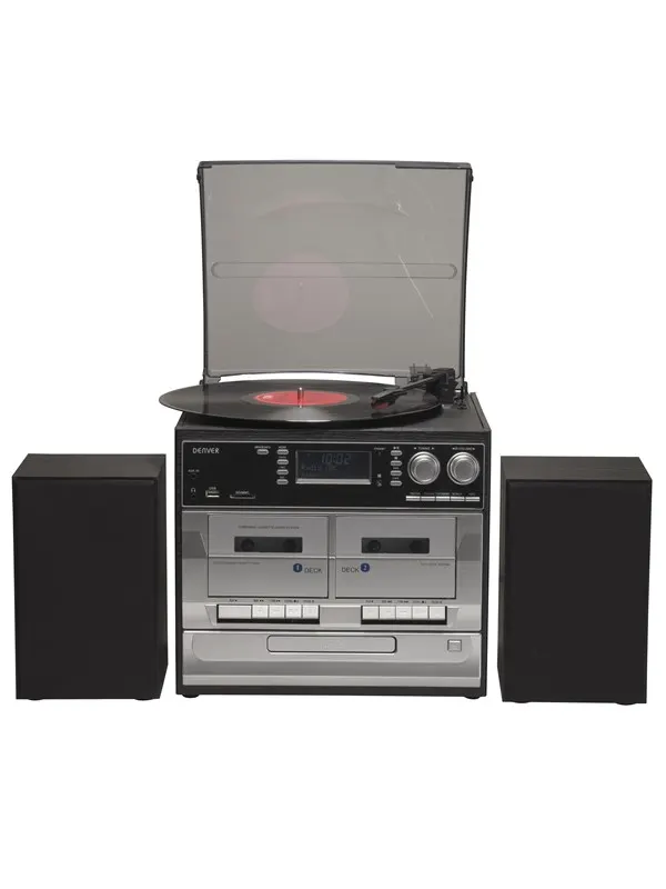 DENVER MRD-166 - Music Center - LP - DAB+/FM - CD - Cassette - Skivspelare