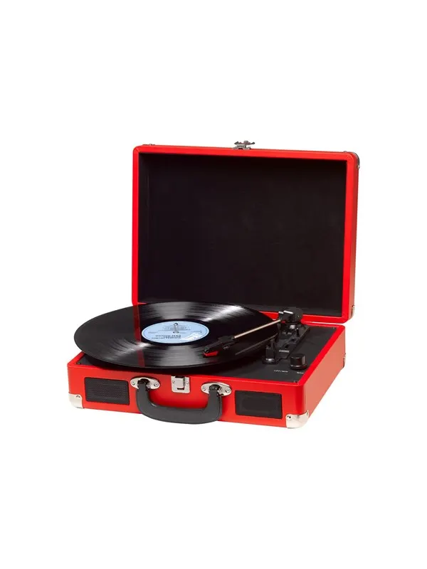 DENVER VPL-120 - turntable - Skivspelare Red